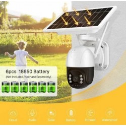  Ηλιακή κάμερα WIFI 5 MP FULL HD για εξωτερική εγκατάσταση IP66