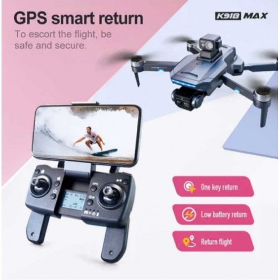 Επαγγελματικό πτυσσόμενο drone K918 max με δύο κάμερες