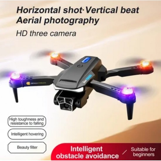 Τηλεκατευθυνόμενο drone με τρεις κάμερες και αισθητήρα ανίχνευσης εμποδίων 4K