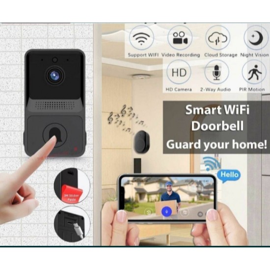 Ασύρματο έξυπνο βιντεοκουδούνι Smart Home X9 με σύνδεση μέσω εφαρμογής