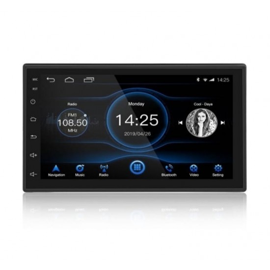 Πολυμέσα Universal 7 με GPS, Android + CarPlay, 8 GB